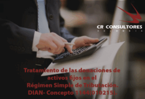 Régimen Simple de Tributación – RST. Operaciones sujetas a la expedición de factura de venta. Descriptores: Determinación del ingreso bruto gravable en el RST. Donación de activo fijo Obligación de facturar. DIAN-Concepto 1144(010215).