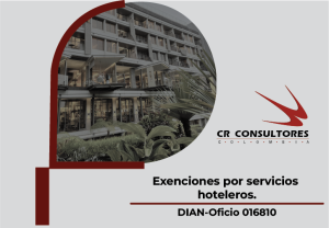 Exenciones por servicios hoteleros. DIAN-Oficio 016810
