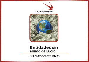 Entidades sin Animo de Lucro. DIAN-Concepto 18733