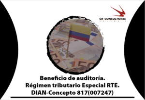 Beneficio de auditoría. Régimen tributario Especial RTE. DIAN-Concepto 817(007247)