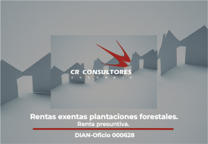 Rentas exentas plantaciones forestales. Renta presuntiva. DIAN-Oficio 000628