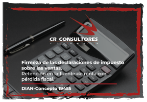 Firmeza de las declaraciones de impuesto sobre las ventas. Retención en la fuente de renta con pérdida fiscal. DIAN-Oficio 18552