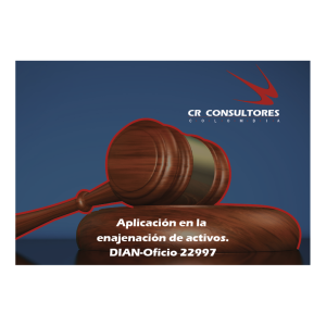 Aplicación en la enajenación de activos. DIAN-Oficio 22997