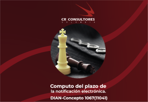 Computo del plazo de la notificación electrónica. DIAN-Concepto 1067(011041)