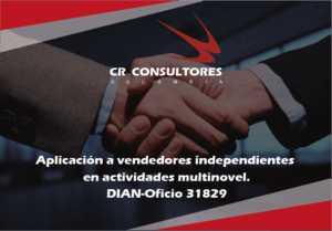 Aplicación a vendedores independientes en actividades multinovel. DIAN-Oficio 31829