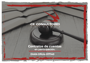 Contratos de cuentas en Participación. DIAN-Oficio 017140