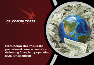 Deducción del impuesto predial en el caso de contratos de leasing financiero y operativo. DIAN-Oficio 000286