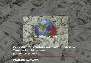 Conciliación contencioso administrativo. Terminación del proceso por mutuo acuerdo. DIAN-Oficio 014326