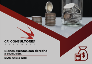 Bienes exentos con derecho a devolucion. DIAN-Oficio 1788