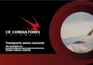 Transporte aéreo nacional de pasajeros. DIAN-Oficio 024113