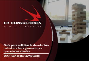 Guía para solicitar la devolución del saldo a favor generado por operaciones exentas. DIAN-Concepto 1327(013688)