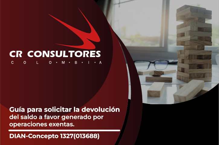 Guía para solicitar la devolución del saldo a favor generado por operaciones exentas. DIAN-Concepto 1327(013688)
