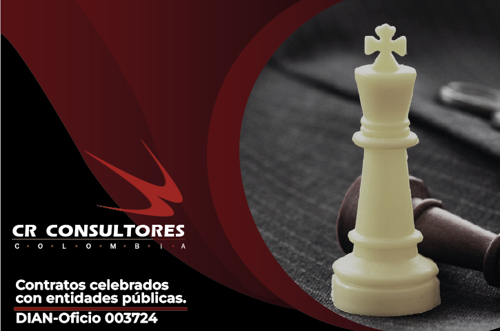 Contratos celebrados con entidades públicas. DIAN-Oficio 003724
