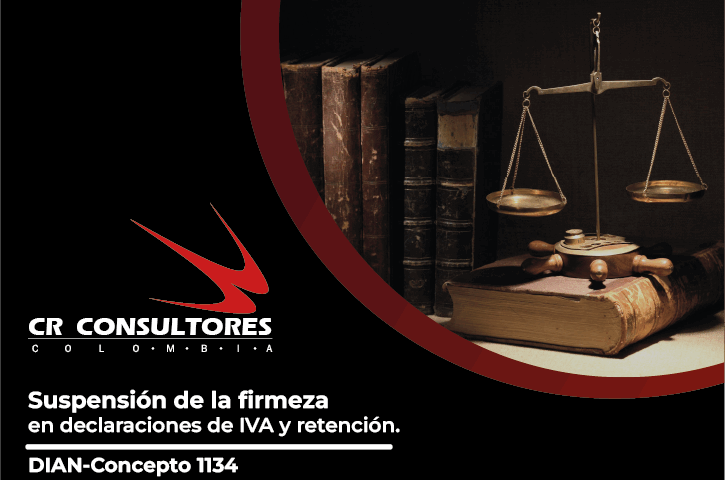 Suspensión de la firmeza en declaraciones de IVA y retención. DIAN-Concepto 1134