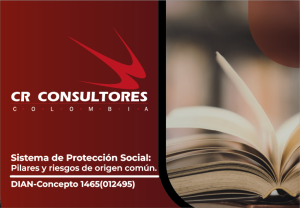 Sistema de Protección Social: Pilares y riesgos de origen común. DIAN-Concepto 1465(012495)