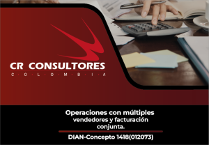 Operaciones con múltiples vendedores y facturación conjunta. DIAN-Concepto 1418(012073)