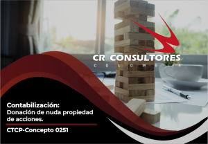 Contabilización: Donación de nuda propiedad de acciones. CTCP-Concepto 0251