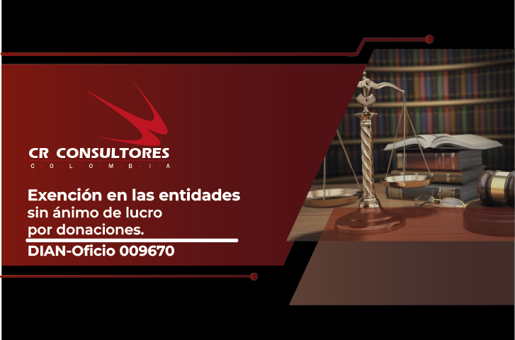 Exención en las entidades sin ánimo de lucro por donaciones. DIAN-Oficio 009670