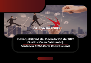 Inexequibilidad del Decreto 180 de 2025 (Sustitución en Catatumbo). Sentencia C-268-Corte Constitucional