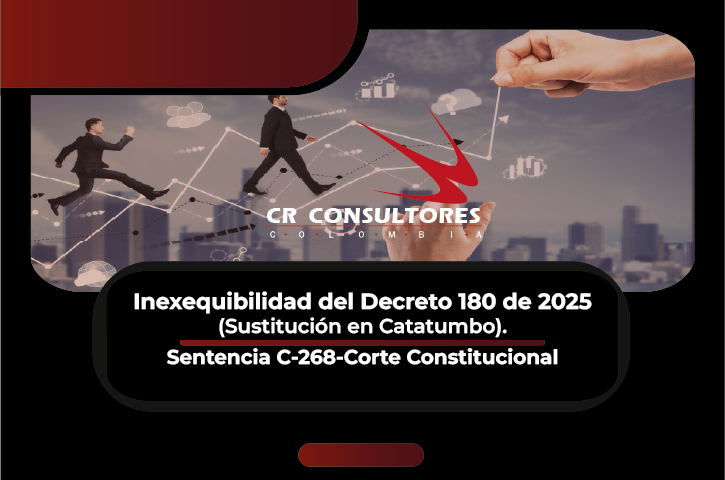Inexequibilidad del Decreto 180 de 2025 (Sustitución en Catatumbo). Sentencia C-268-Corte Constitucional