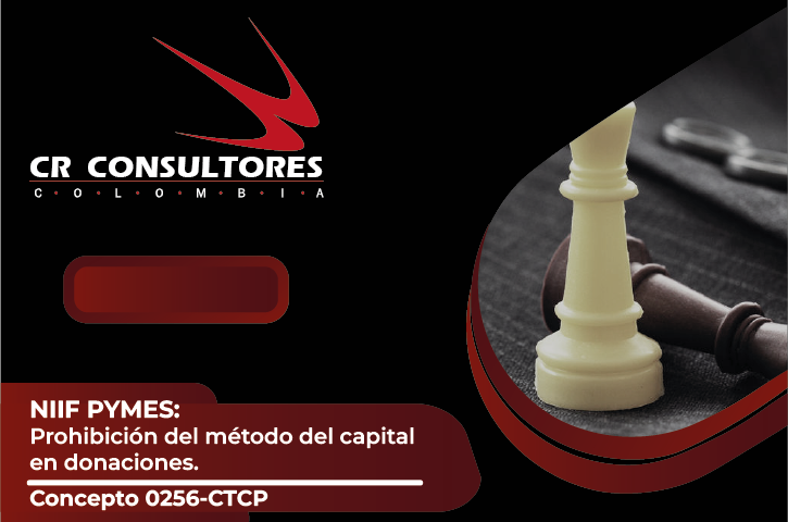 NIIF PYMES: Prohibición del método del capital en donaciones. Concepto 0256-CTCP