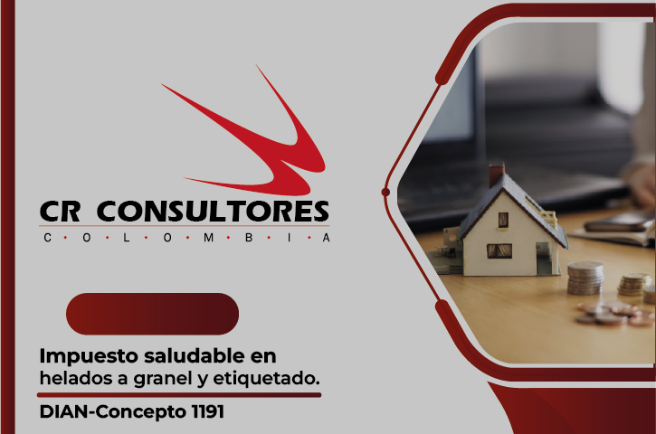 Impuesto saludable en helados a granel y etiquetado. DIAN-Concepto 1191