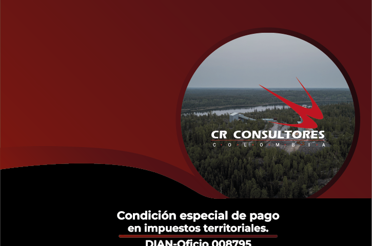 Condición especial de pago en impuestos territoriales. DIAN-Oficio 008795