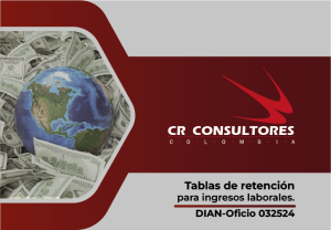 Tablas de retención para ingresos laborales. DIAN-Oficio 013514
