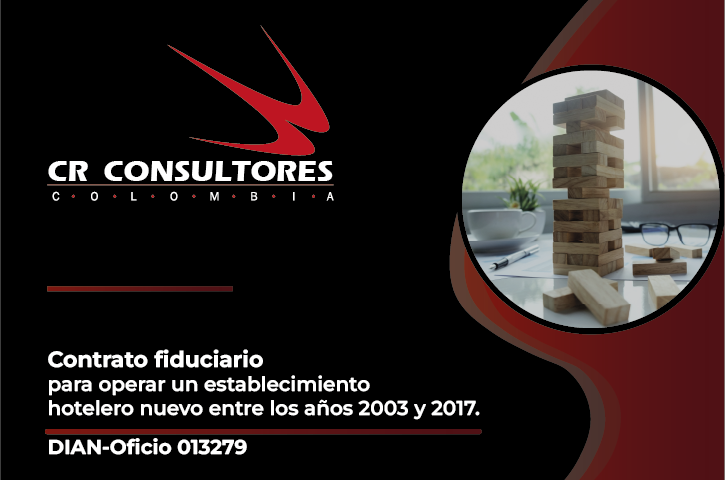 Contrato fiduciario para operar un establecimiento hotelero nuevo entre los años 2003 y 2017. DIAN-Oficio 013279