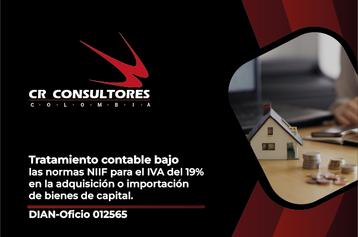 Tratamiento contable bajo las normas NIIF para el IVA del 19% en la adquisición o importación de bienes de capital. DIAN-Oficio 012565