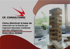 Cómo disminuir la base de retención en la fuente por ingresos laborales mediante aportes obligatorios. DIAN-Oficio 902660