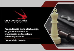 Procedencia de la deducción de gastos causados en importación de tecnología patentes y marcas. DIAN-Oficio 000410