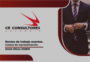 Rentas de trabajo exentas. Gastos de representación. DIAN-Oficio 010810