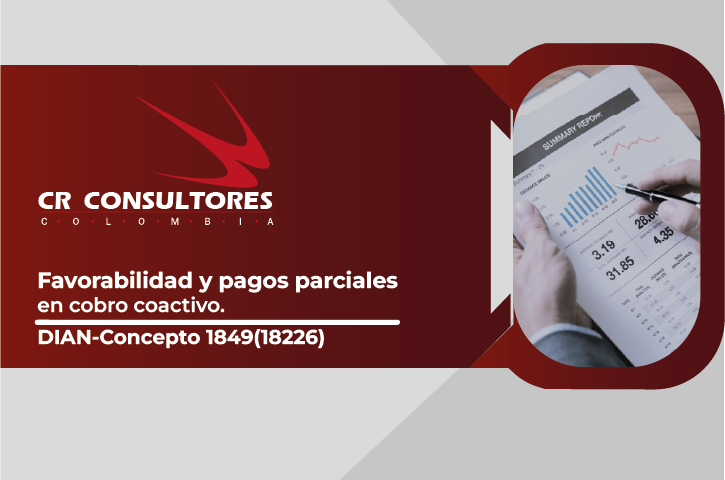 Favorabilidad y pagos parciales en cobro coactivo. DIAN-Concepto 1849(18226)