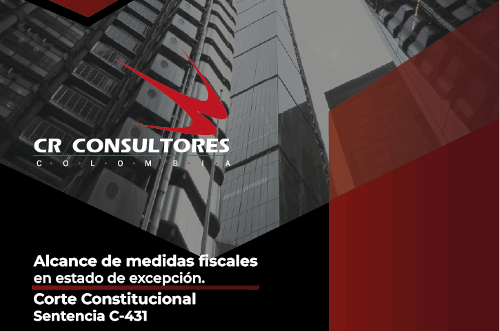 Alcance de medidas fiscales en estado de excepción. Corte Constitucional-Sentencia C-431