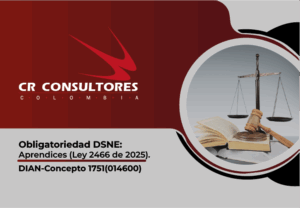 Obligatoriedad DSNE: Aprendices (Ley 2466 de 2025). DIAN-Concepto 1751(014600)