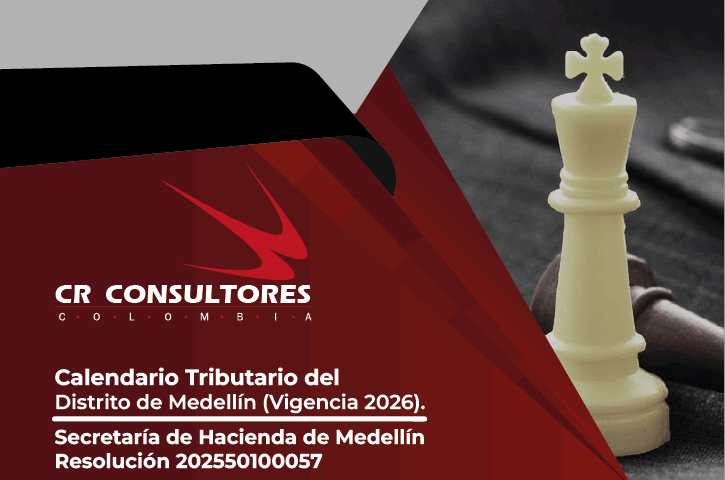 Calendario Tributario del Distrito de Medellín (Vigencia 2026). Secretaría de Hacienda de Medellín-Resolución 202550100057
