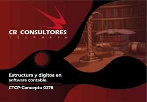 Estructura y dígitos en software contable. CTCP-Concepto 0275