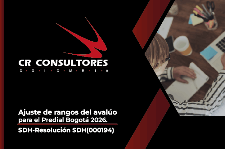 Ajuste de rangos del avalúo para el Predial Bogotá 2026. SDH-Resolución SDH(000194)