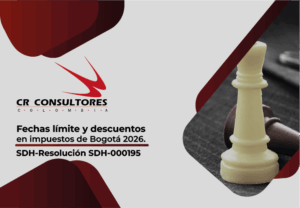 Fechas límite y descuentos en impuestos de Bogotá 2026. SDH-Resolución SDH-000195
