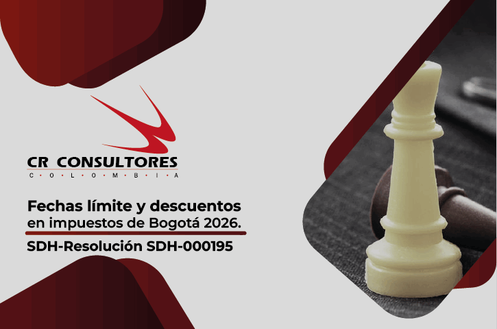 Fechas límite y descuentos en impuestos de Bogotá 2026. SDH-Resolución SDH-000195