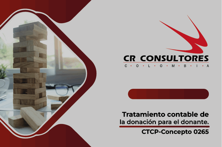 Tratamiento contable de la donación para el donante. CTCP-Concepto 0265