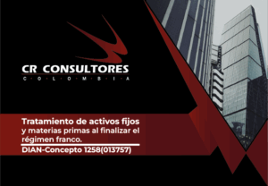 Tratamiento de activos fijos y materias primas al finalizar el régimen franco. DIAN-Concepto 1258(013757)