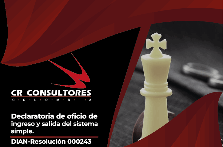 Declaratoria de oficio de ingreso y salida del sistema simple. DIAN-Resolución 000243