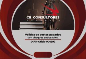 Validez de costos pagados con cheques endosables. DIAN-Oficio 000392
