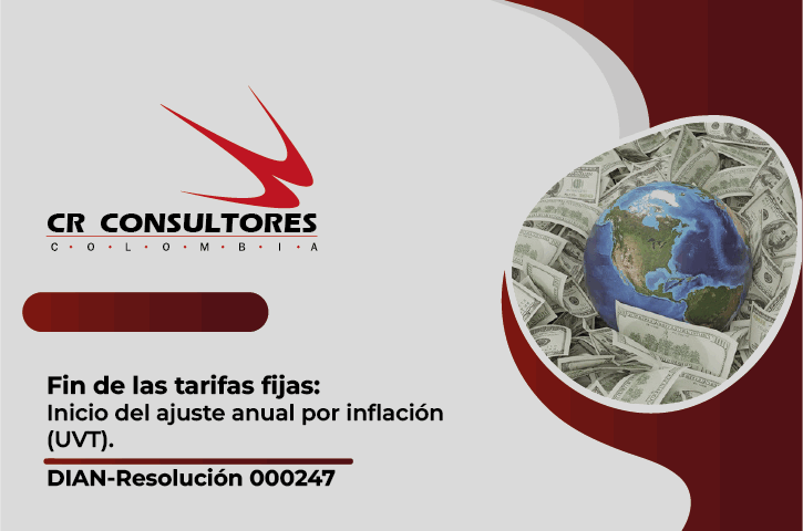 Fin de las tarifas fijas: Inicio del ajuste anual por inflación (UVT). DIAN-Resolución 000247