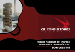 Fuente nacional del ingreso en contratos de manufactura. DIAN-Oficio 1818