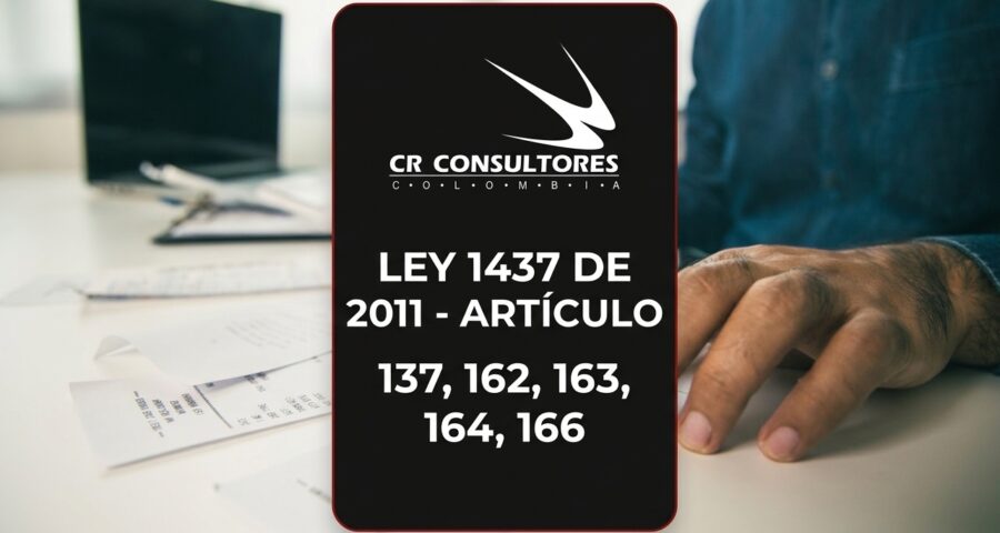 LEY 1437 DE 2011 - ARTÍCULO 137, 162, 163, 164, 166