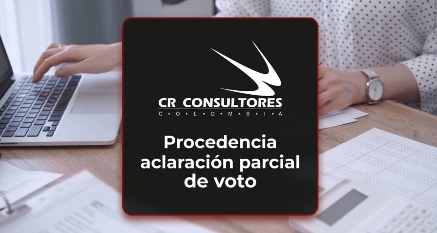 Procedencia aclaración parcial de voto