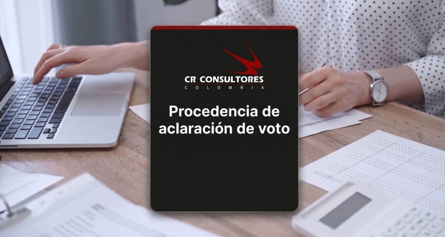 Procedencia de aclaración de voto